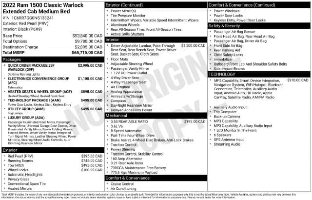 2022 Ram 1500 Classic - Pickup