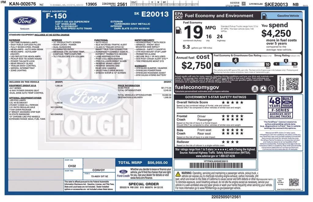 2025 Ford F-150 - Pickup