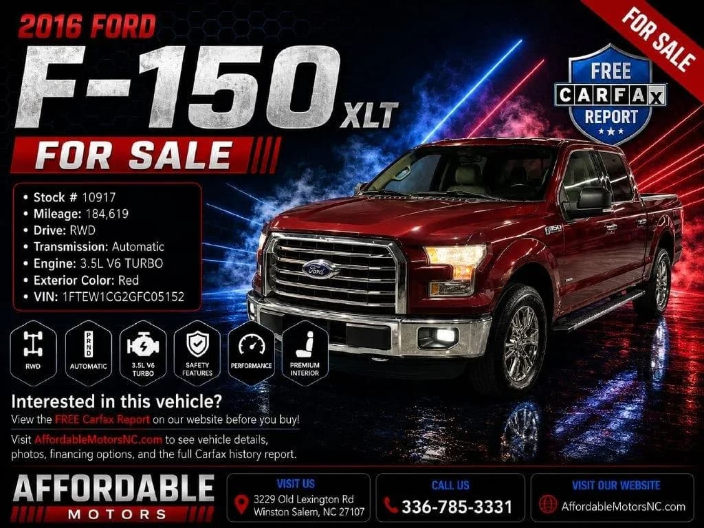 2016 Ford F-150 XLT SuperCrew 5.5-ft Bed - Pickup