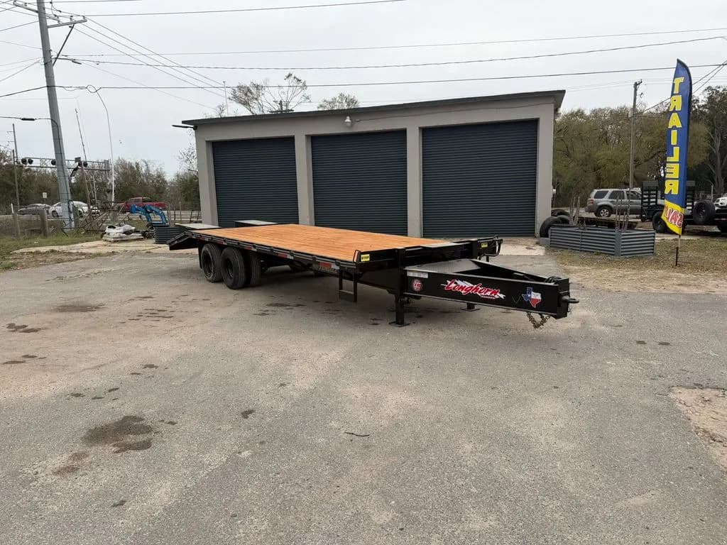 2026 East Texas Longhorn Texas Longhorn 8.5 x 25 Remolque de plataforma plana con acoplador de perno 22.5k - Flatbed