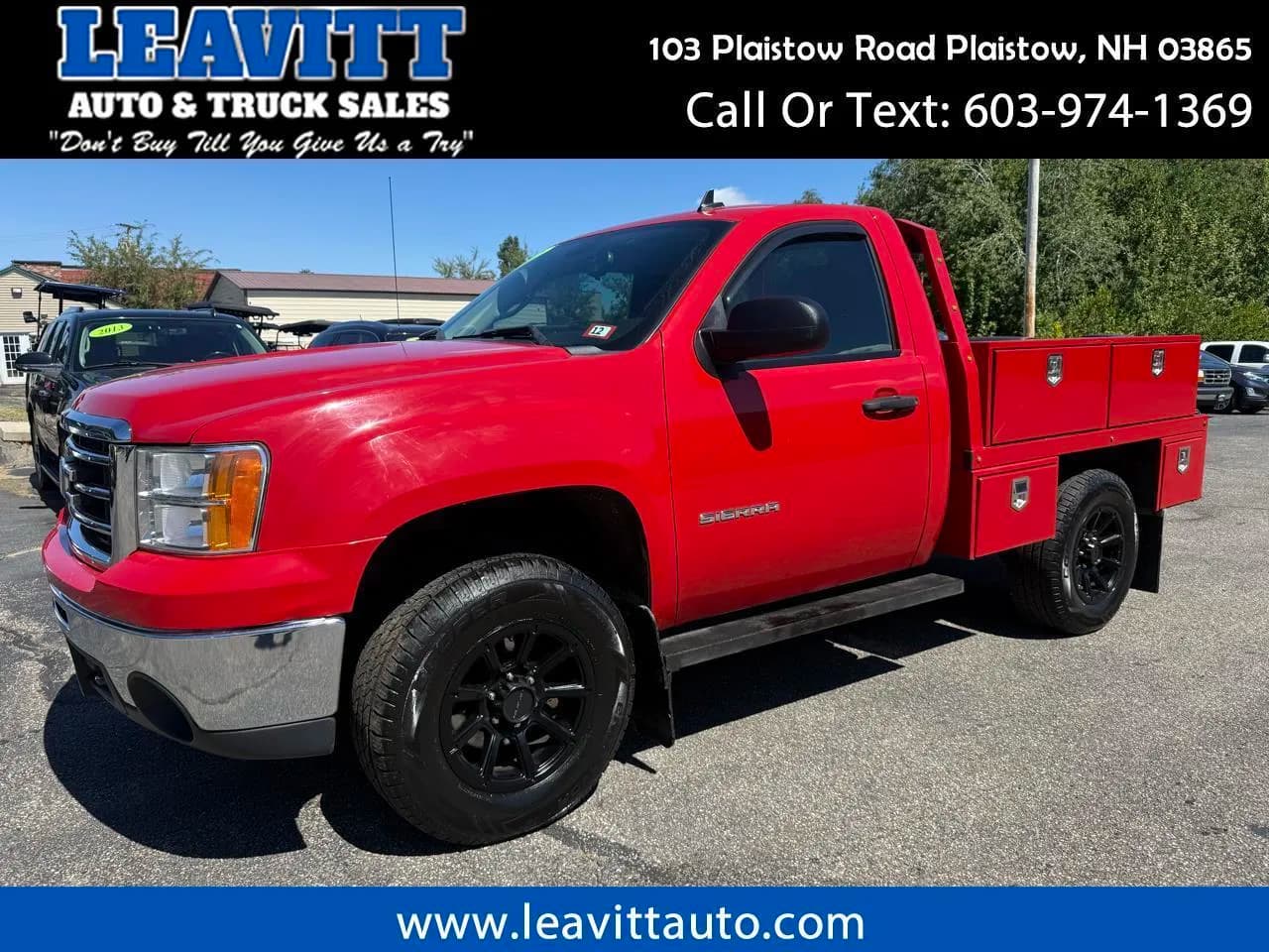 2012 GMC Sierra 1500 SLE REG CAB 5.3L V8 - Flatbed
