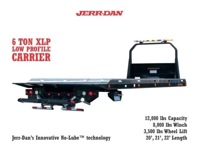 2026 Jerr-dan 6 Ton XLP 20' - 22' Low Profile Car Carrier Body - Tow