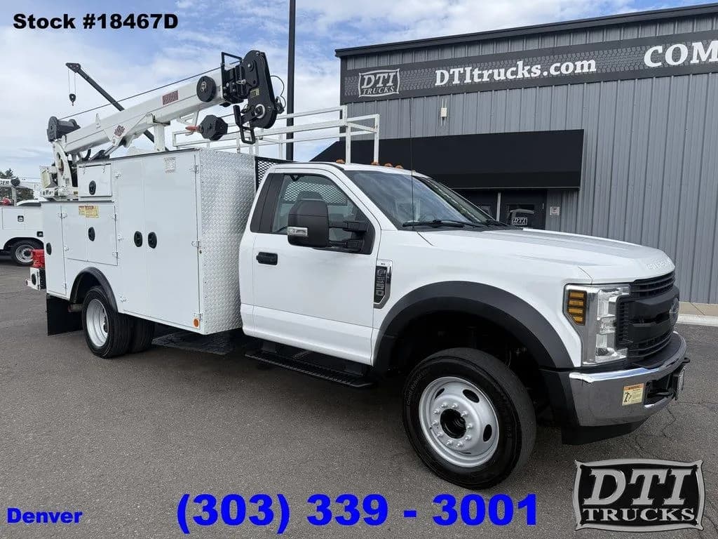 2018 Ford F550 Mechanics Truck 6K Crane - Crane