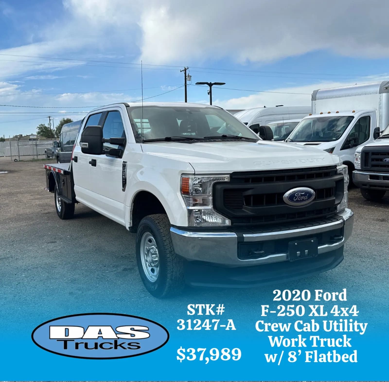 2020 Ford F-250 8' - Flatbed