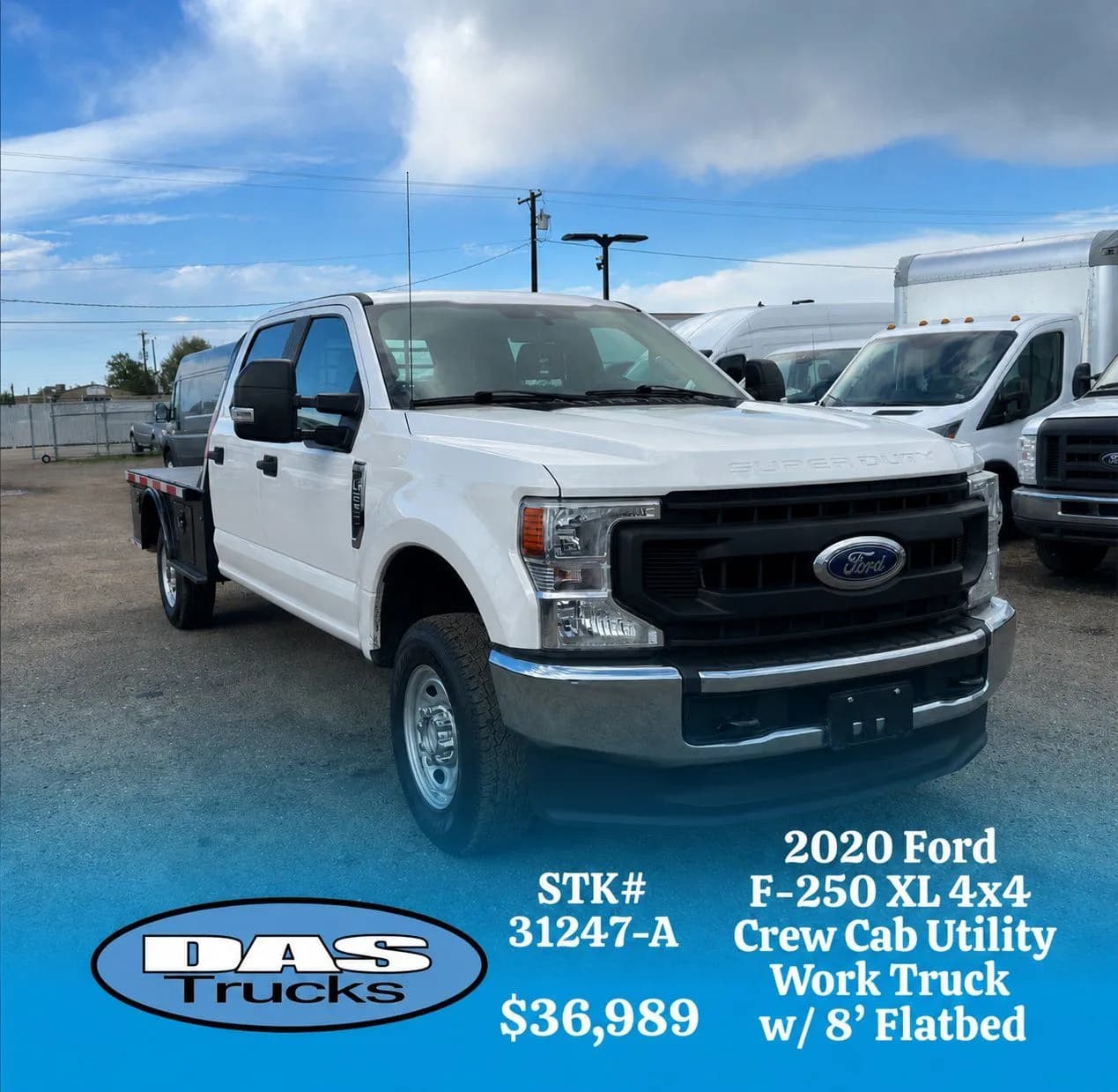 2020 Ford F-250 8' - Flatbed