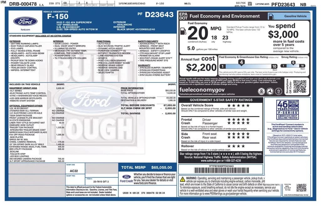 2023 Ford F-150 - Pickup