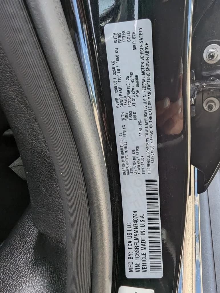 2021 Ram 1500 - Pickup