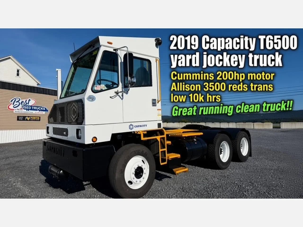 2019 Capacity T6500 DOT - Yard Spotter Trucks