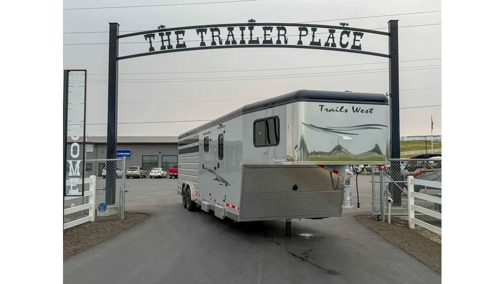 2027 Trails West West Santa Fe 18.5' x 13' 8' Wide Stock Back 7x7 Weekender LQ w/ Side Tack