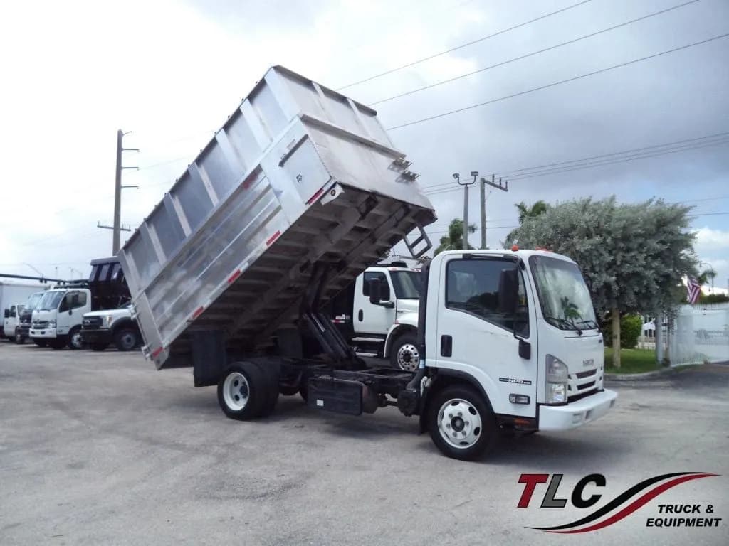2021 Isuzu NPR XD w/ 14ft Aluminum Chipper - Chipper Trailers / Chipper Trucks