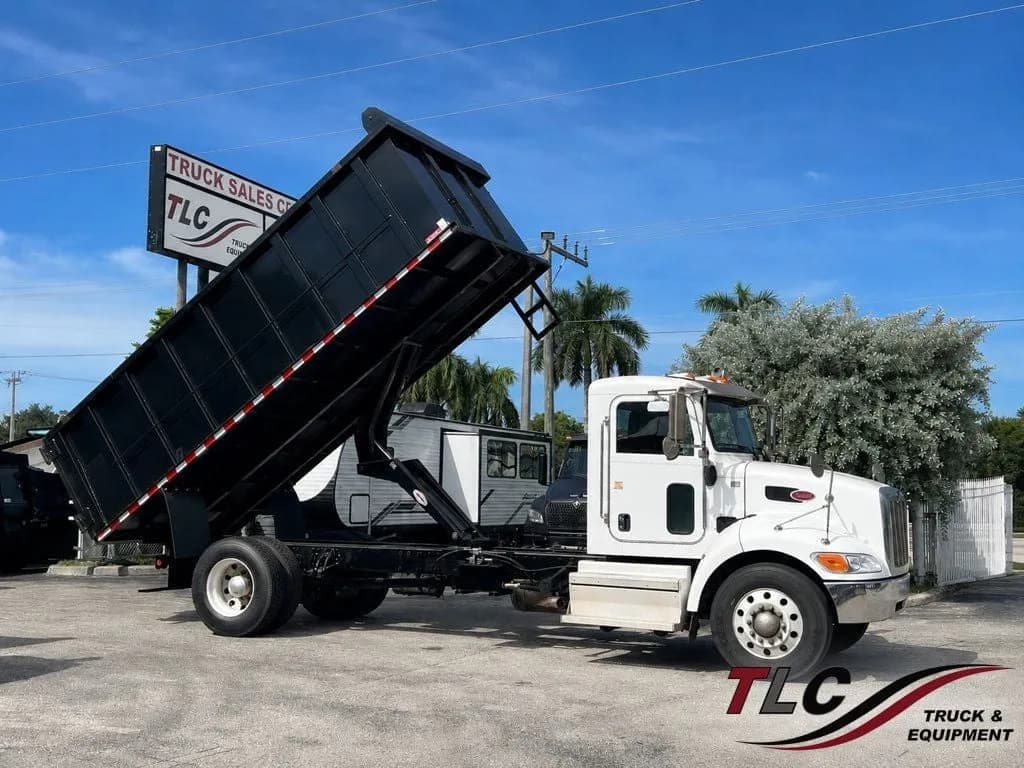 2020 Peterbilt 337 w/ New 18ft Steel Trash - Dump