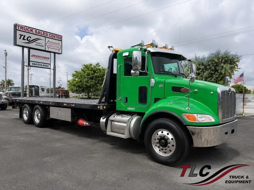 2017 Peterbilt 348 w/ Century 28ft Industrial Carrier 15 Ton Tandem Axle - Tow