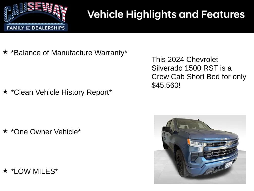 2024 Chevrolet Silverado 1500 Crew Cab - Pickup