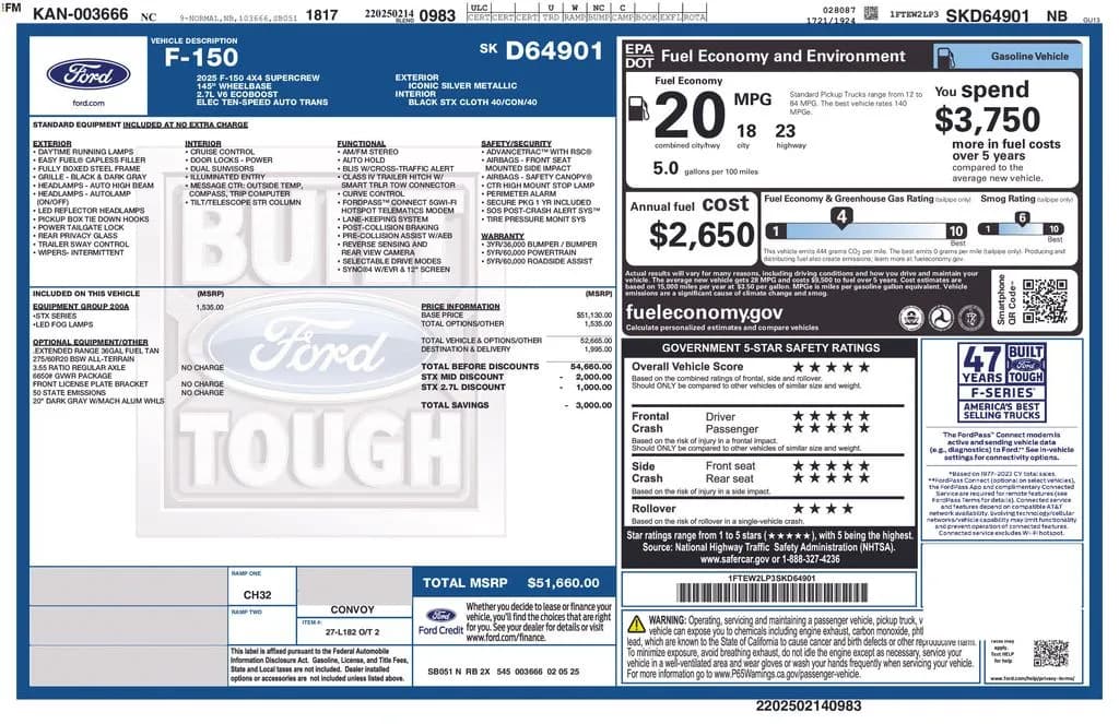 2025 Ford F-150