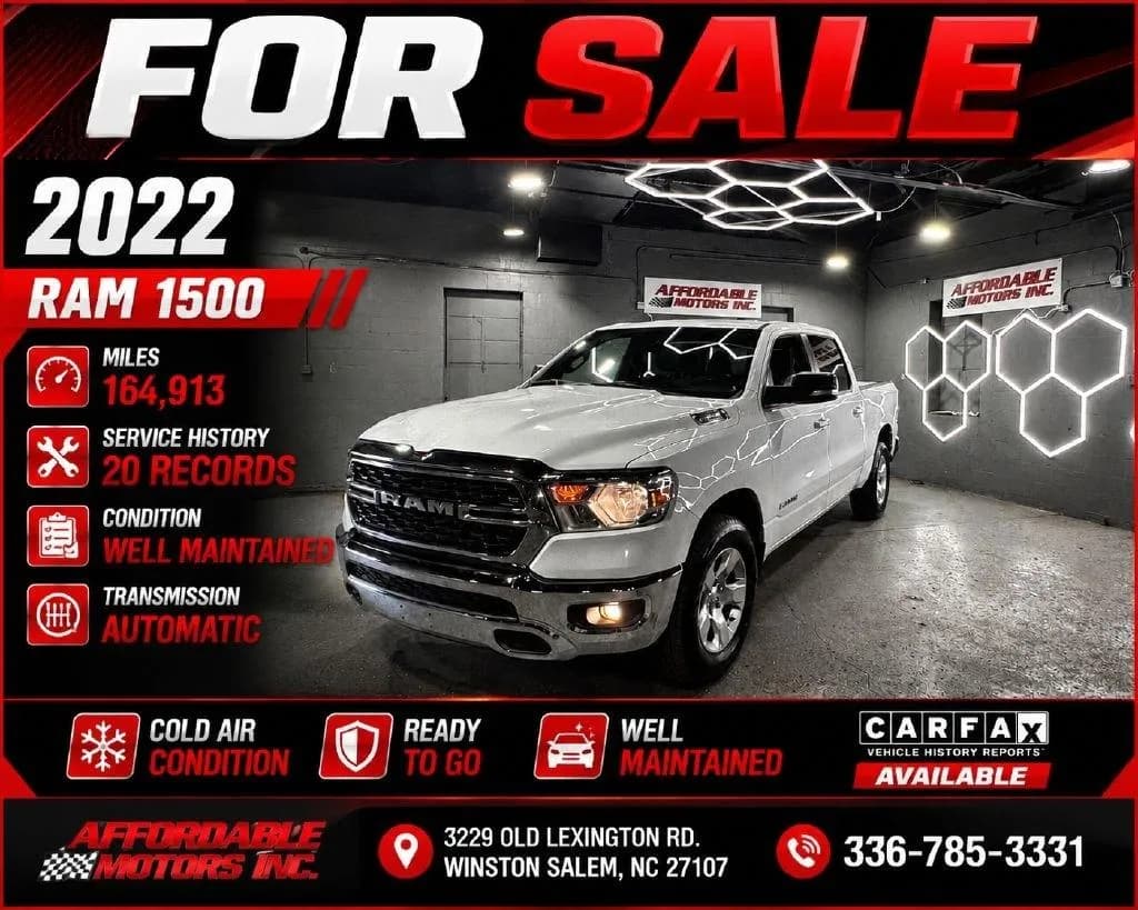 2022 Ram 1500 Big Horn Crew Cab SWB - Pickup