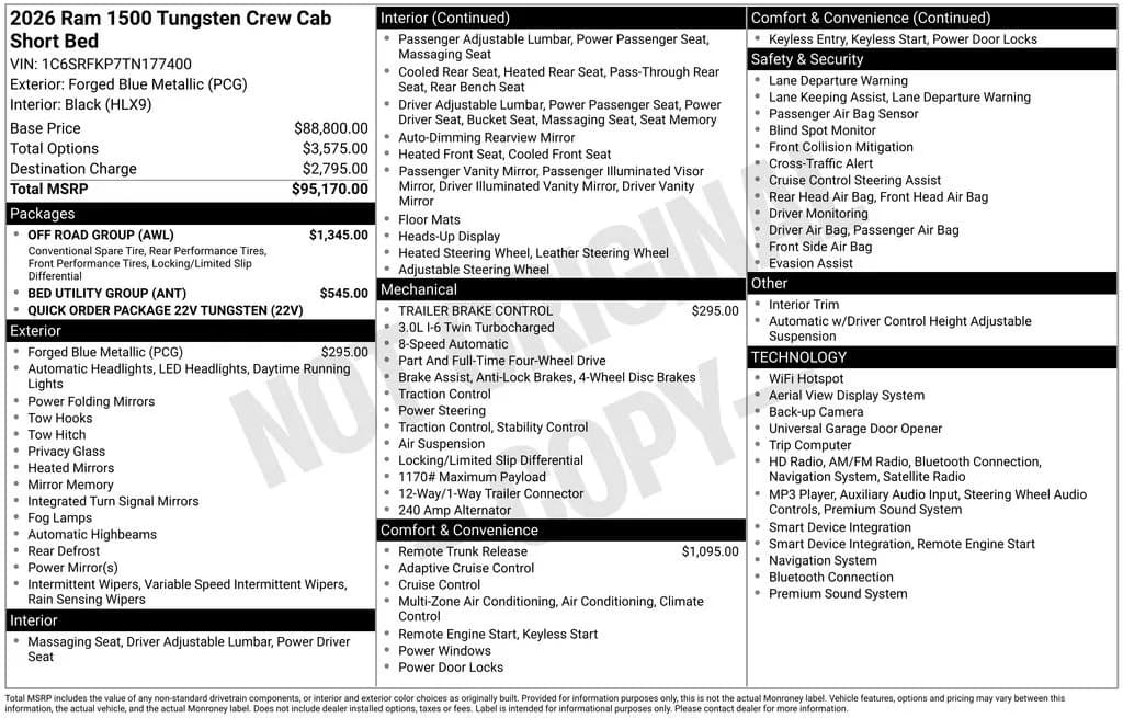 2026 Ram 1500 - Pickup