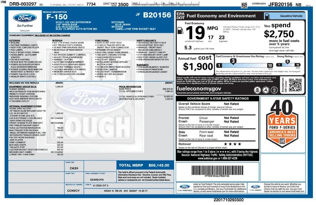 2018 Ford F-150 - Pickup