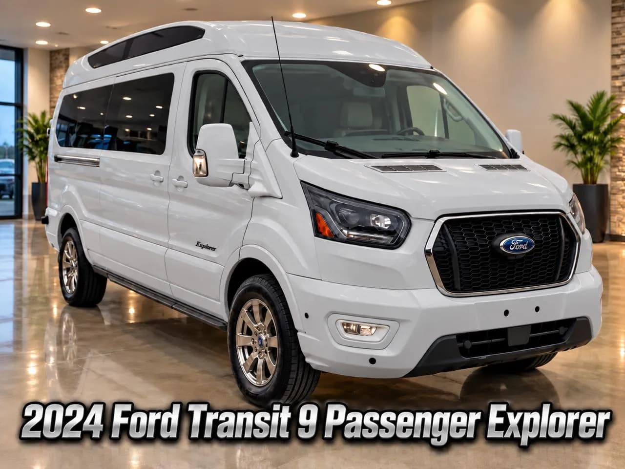 2024 Ford Transit 9 Passenger Explorer Conversion Van - Vans