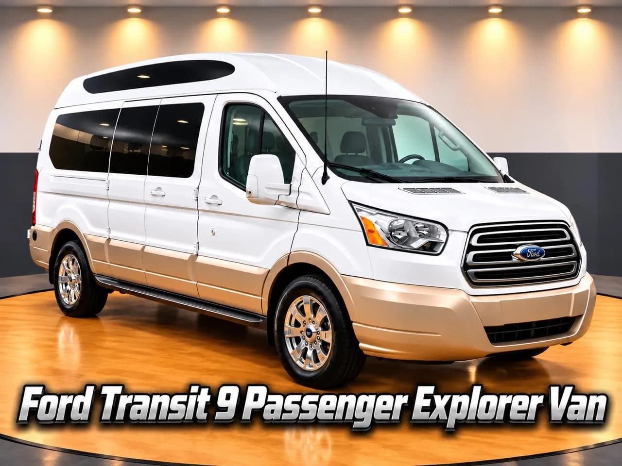 2019 Ford Transit 9 Passenger Explorer Conversion Van! - Vans