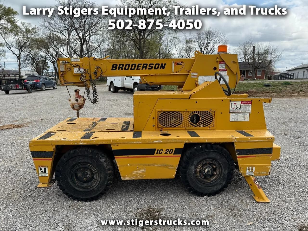 2001 Broderson IC-20 Very Low Hour Carry Deck Crane! - Crane