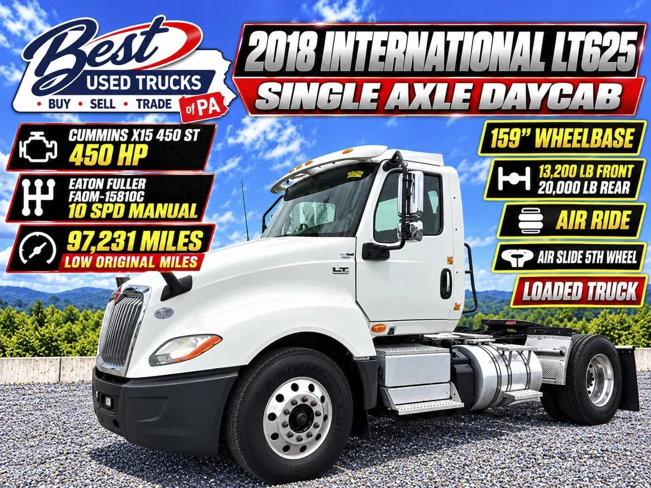 2018 International LT625