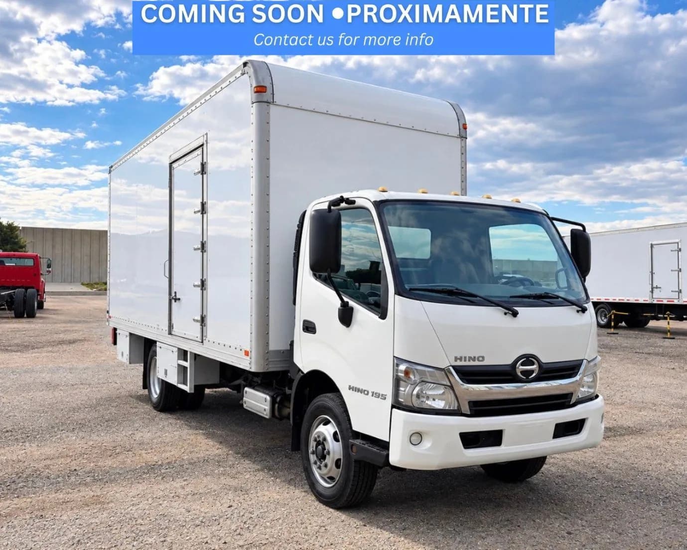 2017 Hino 195 20' - Box