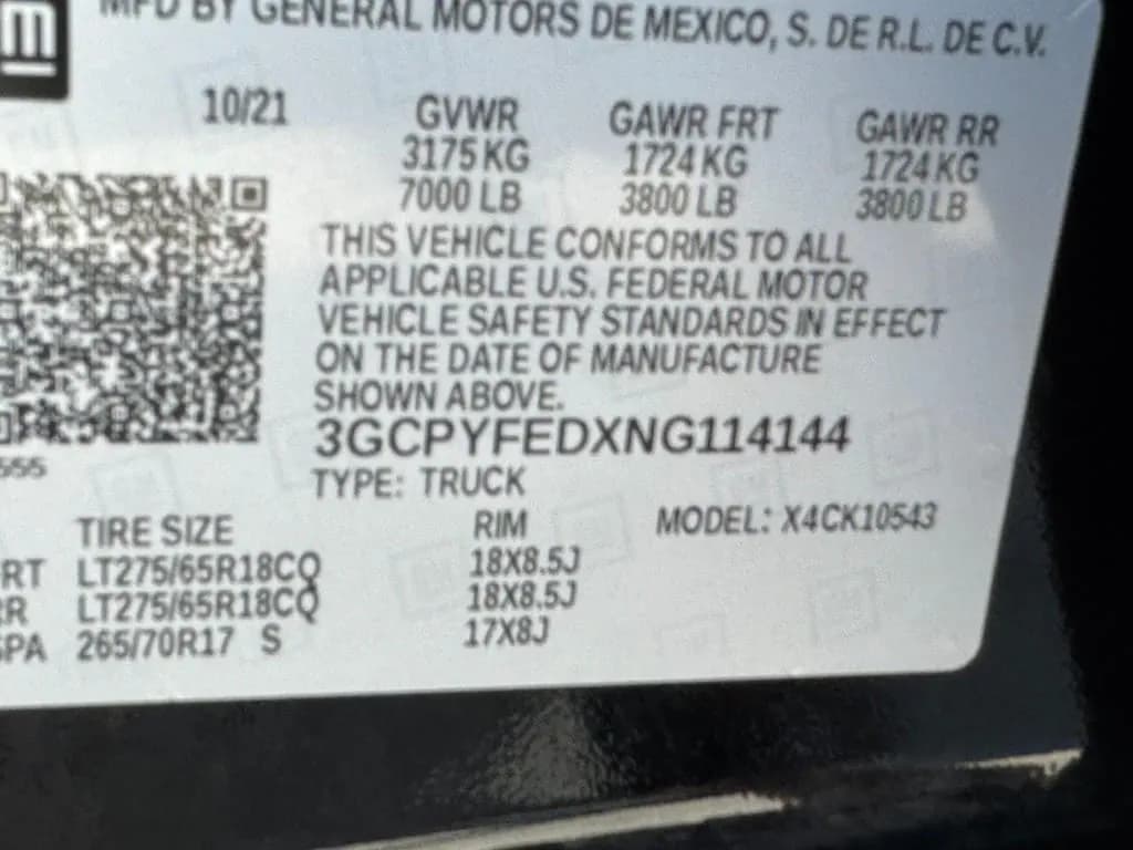2022 Chevrolet Silverado 1500 LTD - Pickup