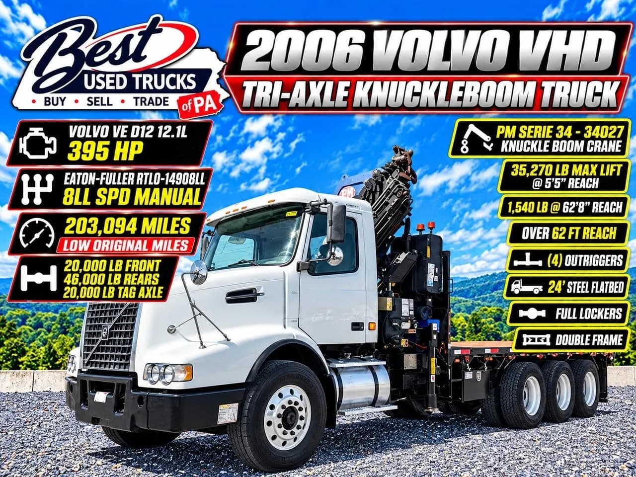 2006 Volvo VHD - Crane