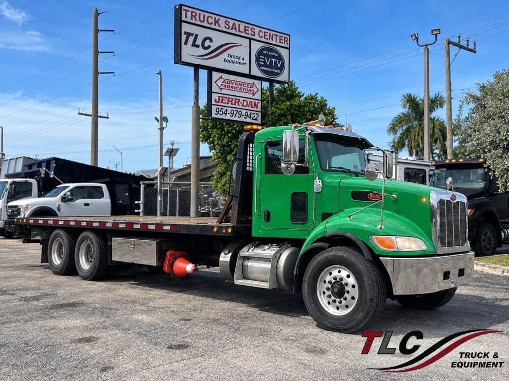 2017 Peterbilt 348 w/ Century 28ft Industrial Carrier 15 Ton Tandem Axle - Tow