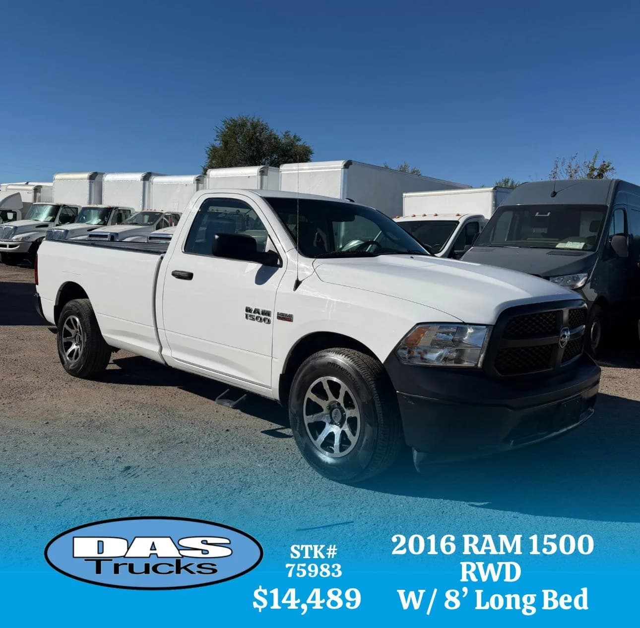 2016 Ram 1500 8' Tradesman Pickup - Pickup