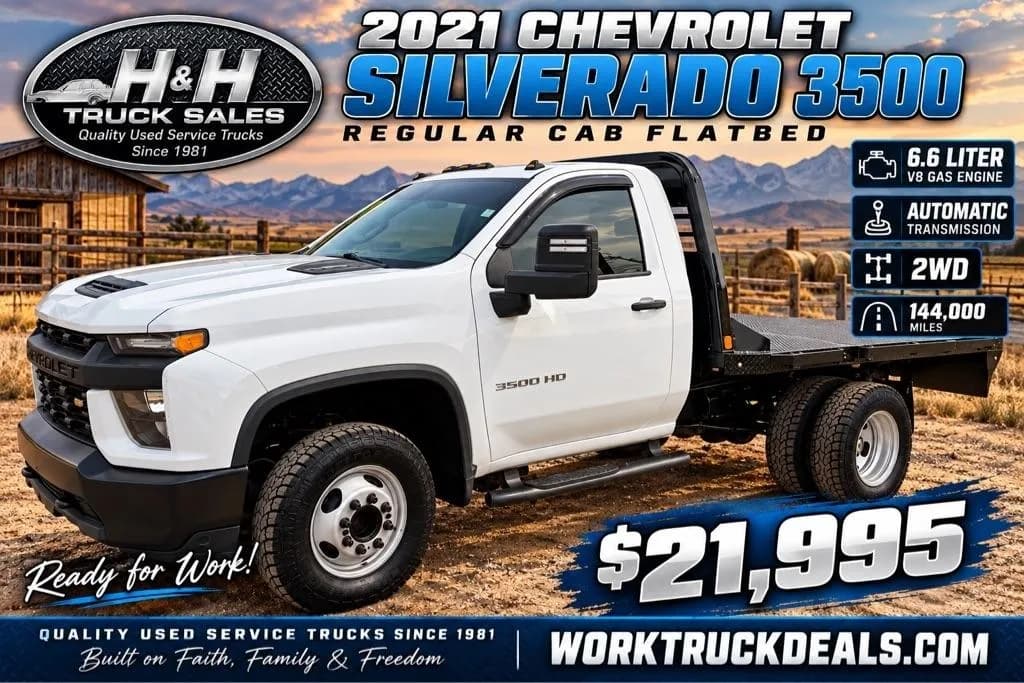 2021 Chevrolet Silverado 3500HD CC - Chassis