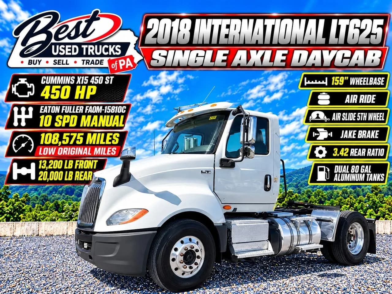 2018 International LT625 - Day Cab