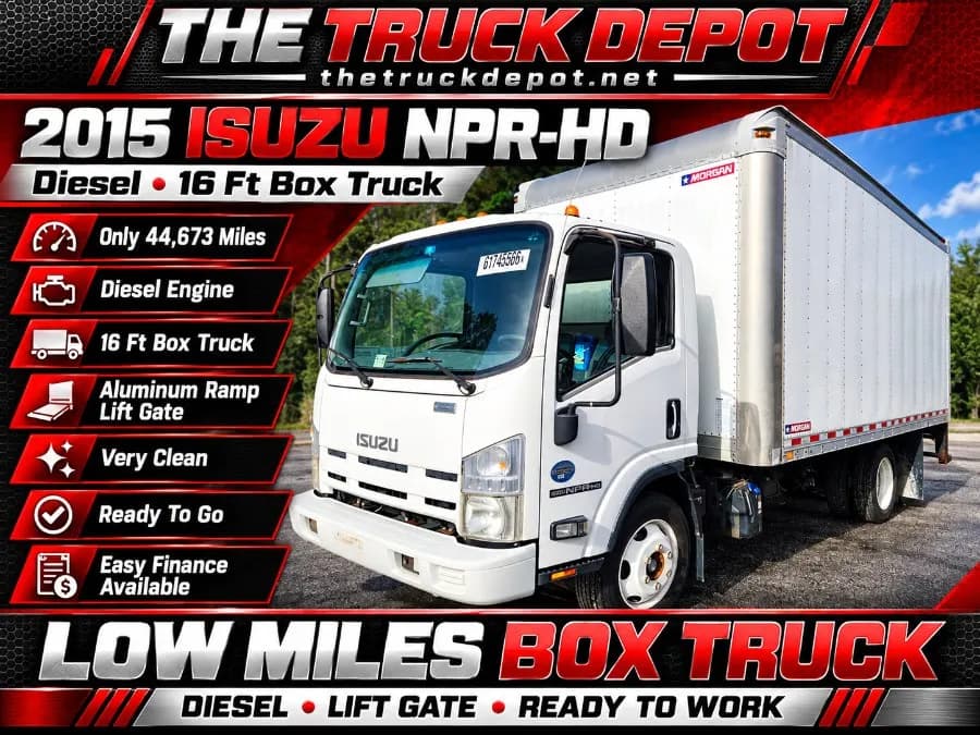 2015 Isuzu NPR HD DSL REG AT - Box