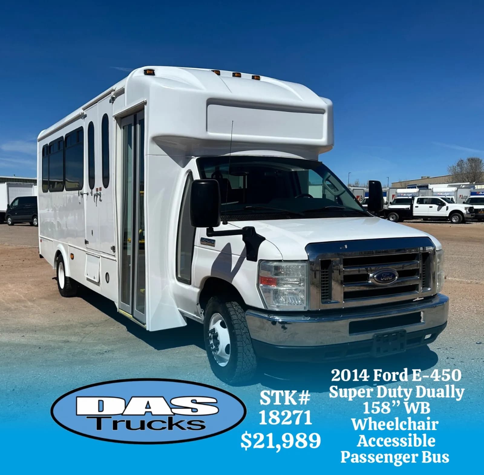2014 Ford E-450 Paratransit Bus - Passenger Bus / Shuttle Bus / SUV