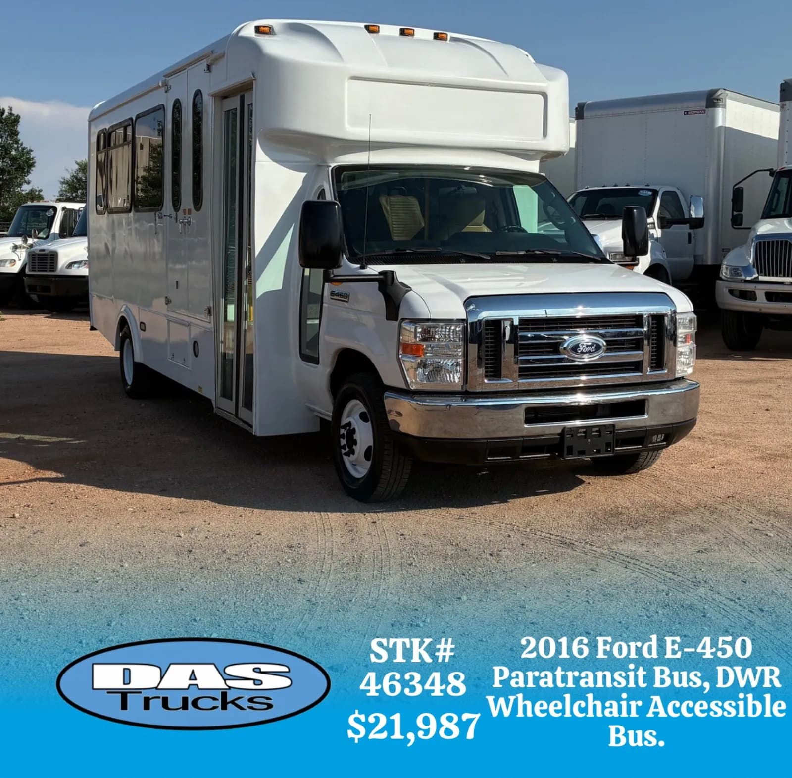 2016 Ford E-450 Paratransit Bus - Passenger Bus / Shuttle Bus / SUV