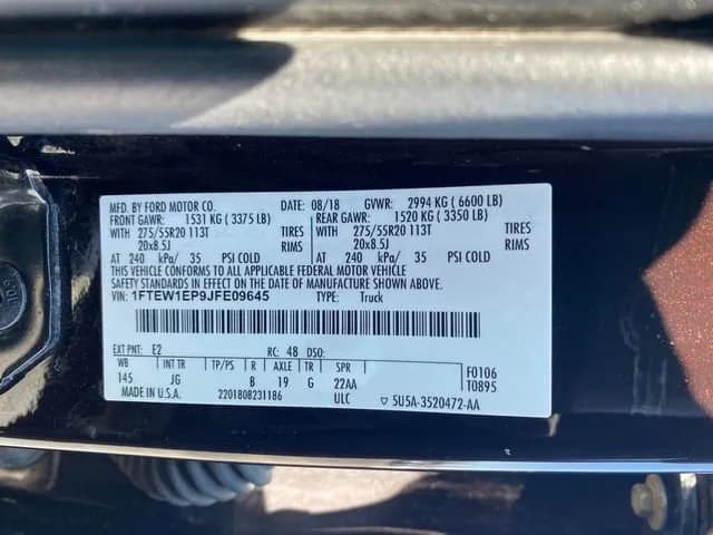 2018 Ford F-150 - Pickup