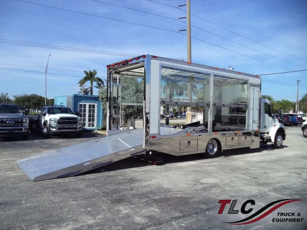2025 Kenworth T280 w/ JerrDan 22ft Enclosed Clear Sided TowBox Car Carrier - Tow