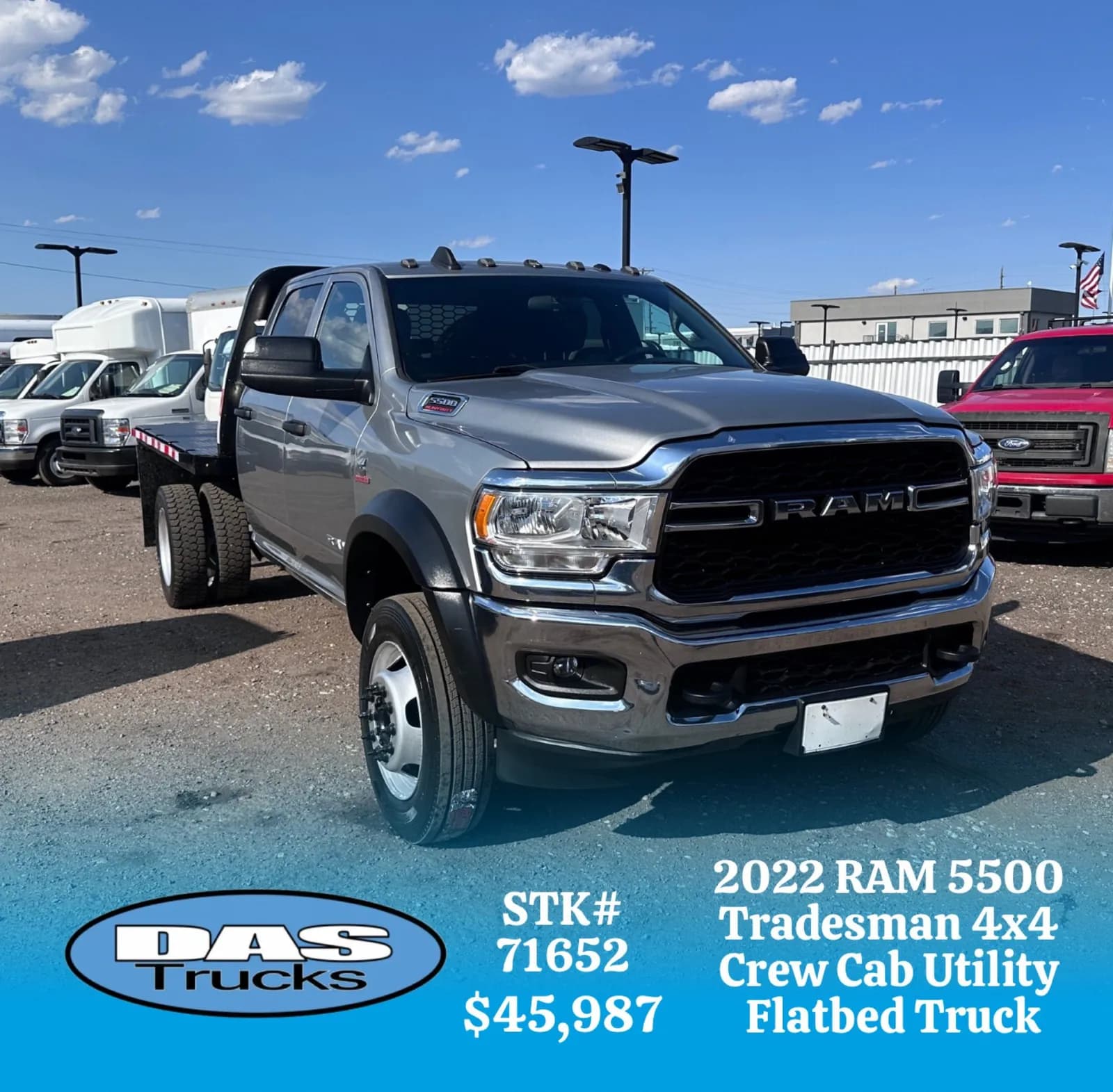 2022 Ram 5500 - Flatbed