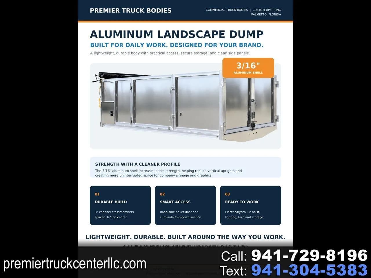 2026 Premier Truck Bodies Aluminum Landscape